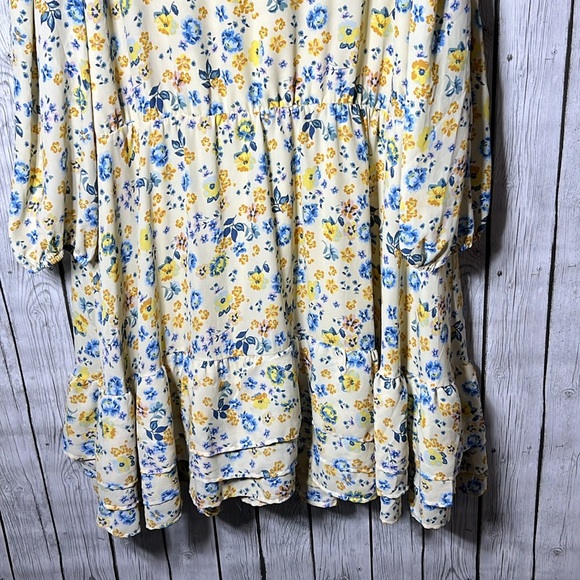 A Love Story Finley Long Sleeve Ruffle Trim Dress size 3x - Picture 4 of 12